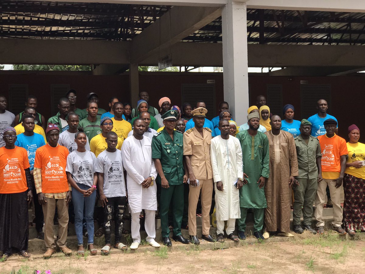 #Sedhiou2023
#EcobootCamp_Bounkiling

Entrepreneuriat Vert, Solution à la Sécurité Alimentaire.

Centre Formation Professionnel des Métiers Forestiers de Bounkiling.

<a href="/Macky_Sall/">Macky Sall</a> <a href="/BirahimeSeck/">Birahim Seck</a> 
<a href="/green_sedhiou/">GREEN SÉDHIOU</a> <a href="/asergmv/">ASERGMV_Reforestation</a> <a href="/CjsSenegal/">Consortium Jeunesse Sénégal</a> <a href="/UEauSenegal/">UE au Sénégal</a>