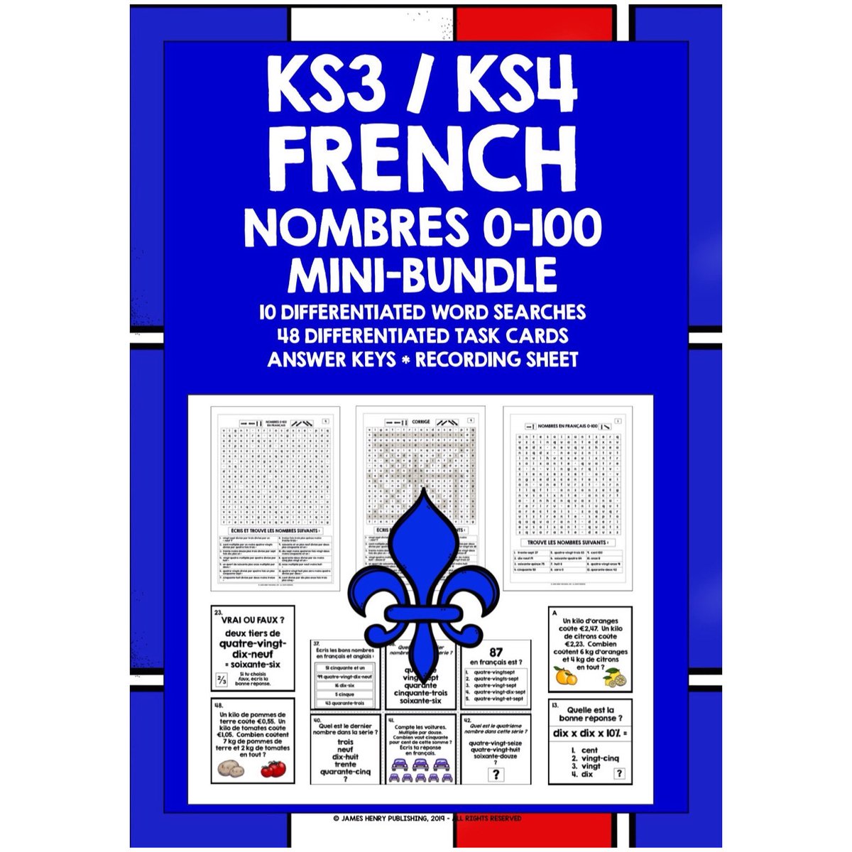 LivelyLangs's tweet photo. Perfect for practising #frenchnumbers #nombresenfrançais #beginnerfrench #françaispourdébutants #ks3french #ks4french #mfltwitterati #thelivelylearningclassroom #thelivelylanguagesclassroom #https://www.teacherspayteachers.com/Product/FRENCH-NUMBERS-0-100-MINI-BUNDLE-10079749 https://t.co/hWzZ5u7DKL