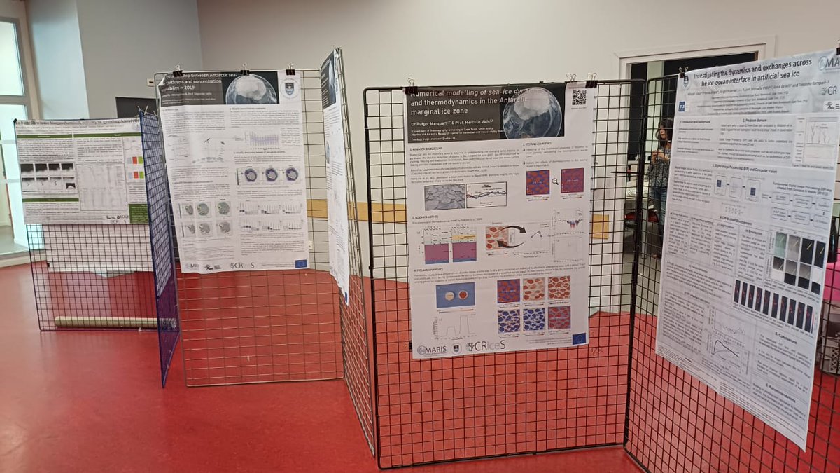 UCT MARIS (@maris_uct) on Twitter photo Several <a href="/MARIS_UCT/">UCT MARIS</a> posters on display at the annual <a href="/CRiceS_H2020/">CRiceS_H2020</a> meeting this past week in Grenoble, France πΏπ¦π«π·
This project focuses on improving model predictions of the role of polar processes in the climate system that consists of oceans, ice & snow cover & the atmosphere. Several <a href="/MARIS_UCT/">UCT MARIS</a> posters on display at the annual <a href="/CRiceS_H2020/">CRiceS_H2020</a> meeting this past week in Grenoble, France πΏπ¦π«π·
This project focuses on improving model predictions of the role of polar processes in the climate system that consists of oceans, ice & snow cover & the atmosphere.