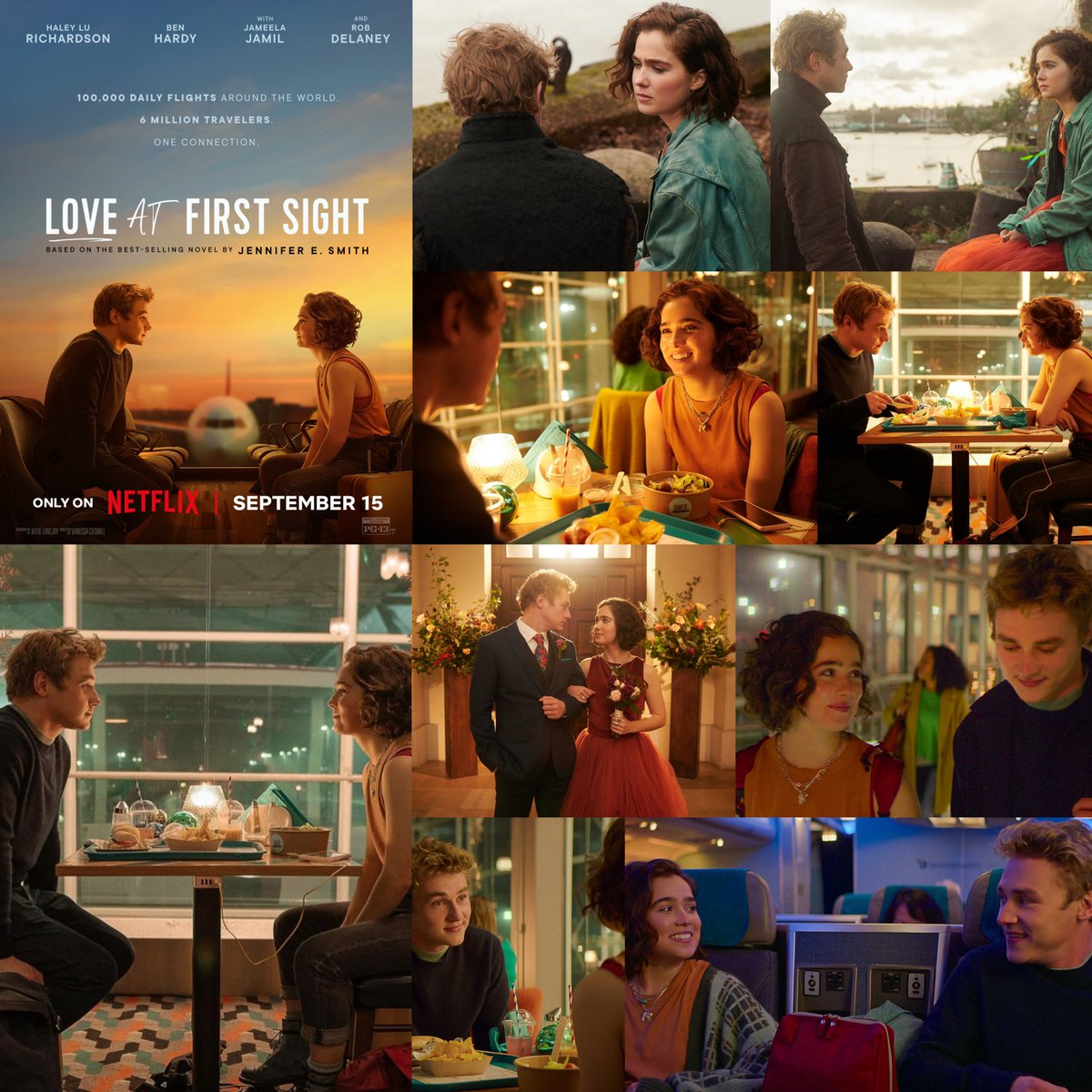LOVE AT FIRST SIGHT(2023)
Such a cute romcom film.💛 

Hadley & Oliver had a rough past but they risked everything to meet again. Fate must have brought them back together.💓💖 

Unexpected chemistry of Haley & Ben.💕

#LoveAtFirstSight #HaleyLuRichardson #BenHardy #NetflixPH