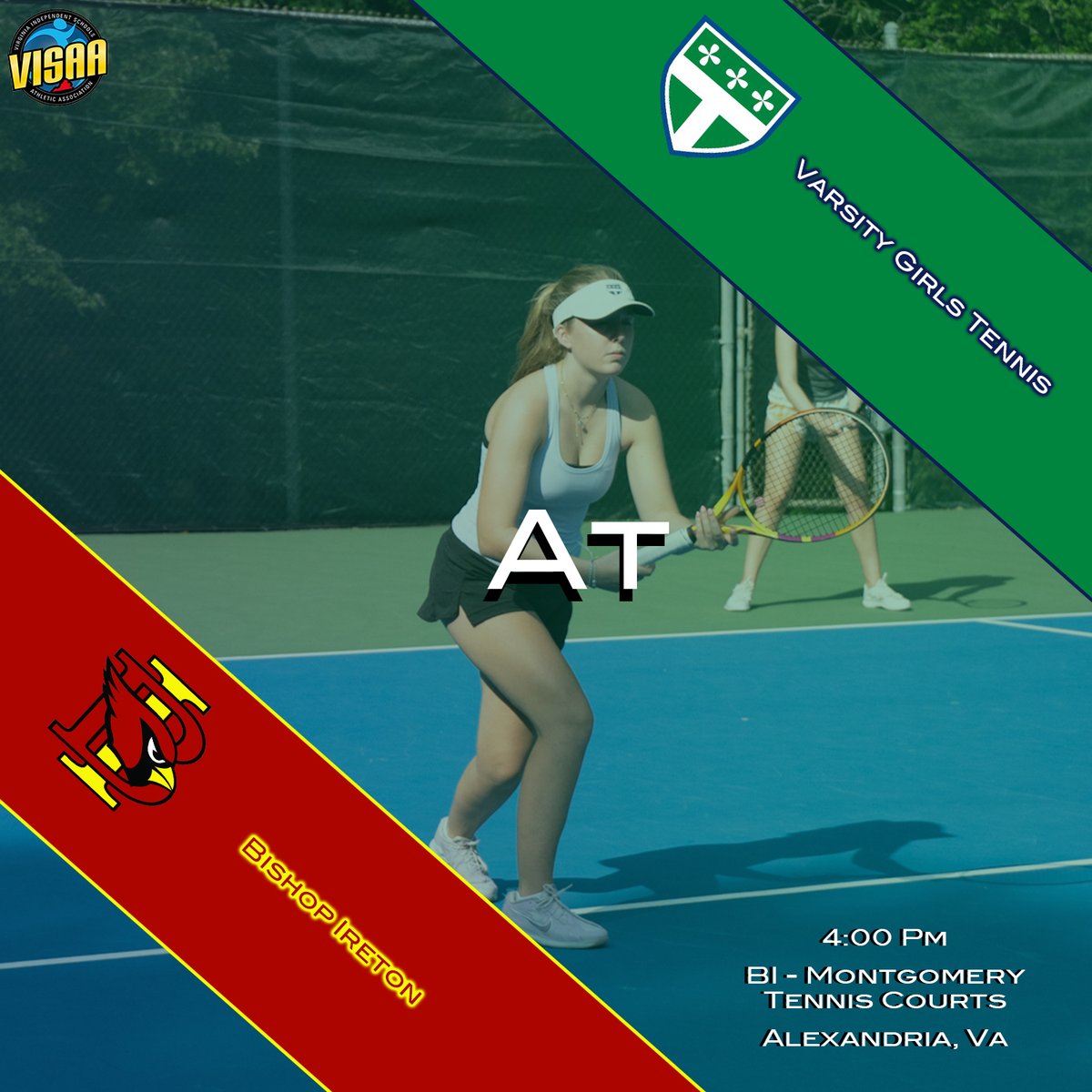Girls tennis is heading up 95 to take on the Cardinals of Bishop Ireton as they look to keep up their start to the season. Good luck ladies! Let's Go Titans!
