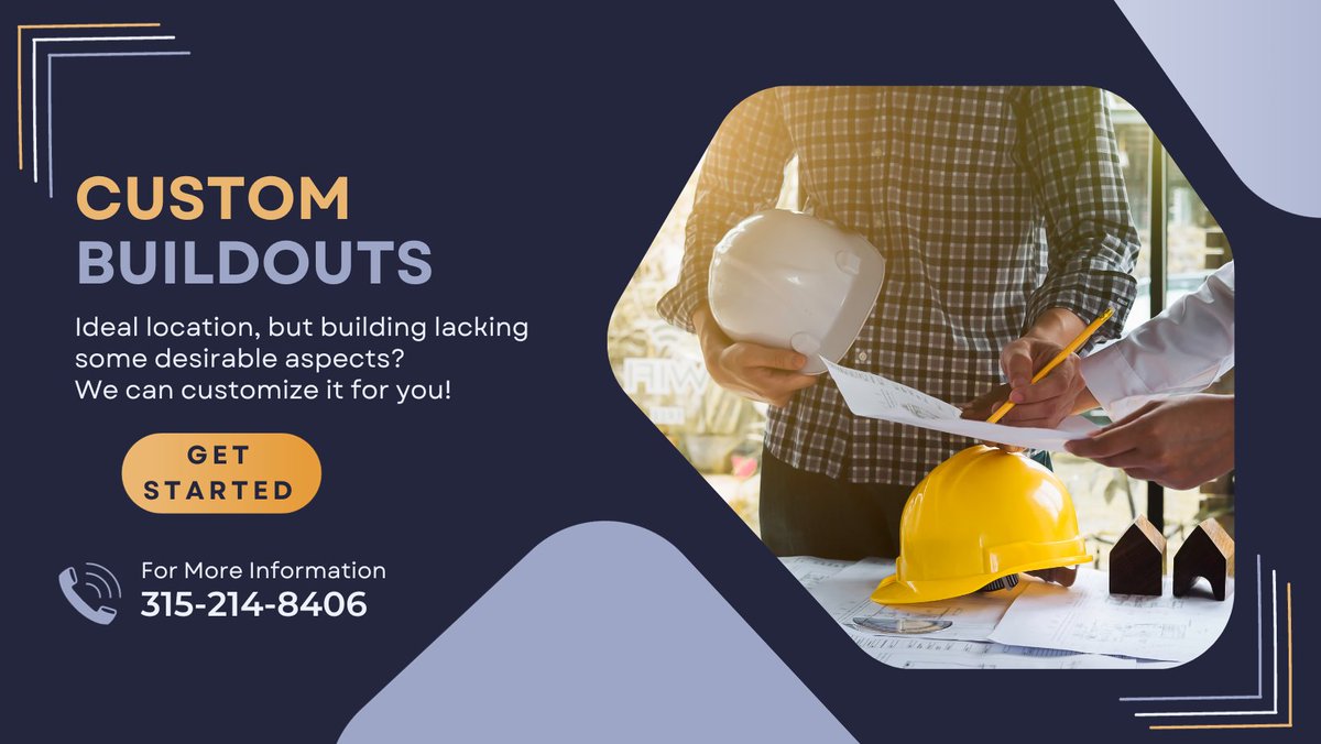 Do you ever wonder what happens
when the location is perfect but the building is not
perfect for your needs? When you work with us, we will
work with you to customize a buildout for you! Contact
our team today to find your perfect building!
#ironhornenterprises