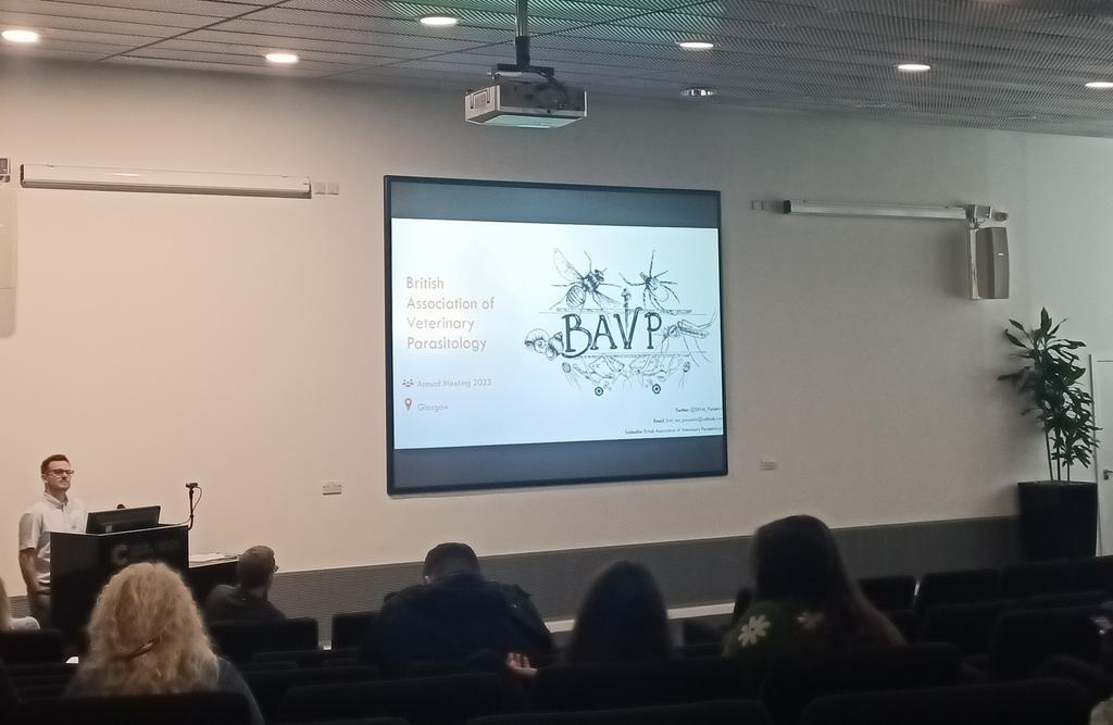 Thanks to the @BAVP for organizing these amazing two days on veterinary parasitology! Great talk to everyone!! 👏🎉 I'm also so happy to see my art becoming the new logo of the Association! 🥰🎉