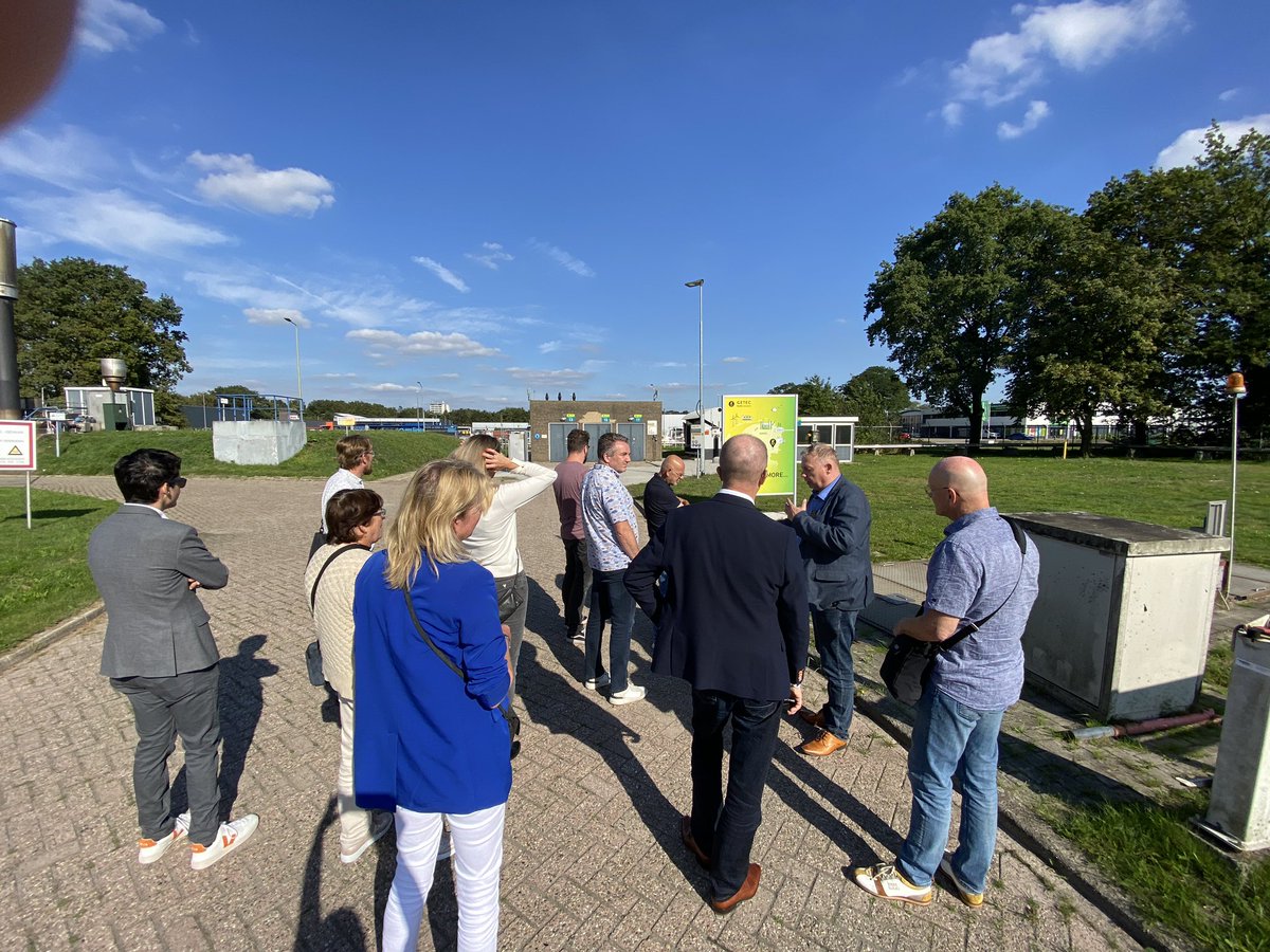 Bezoek gemeenteraad aan Getec Park Emmen over energietransitie en waterstof. 
#raadhbg