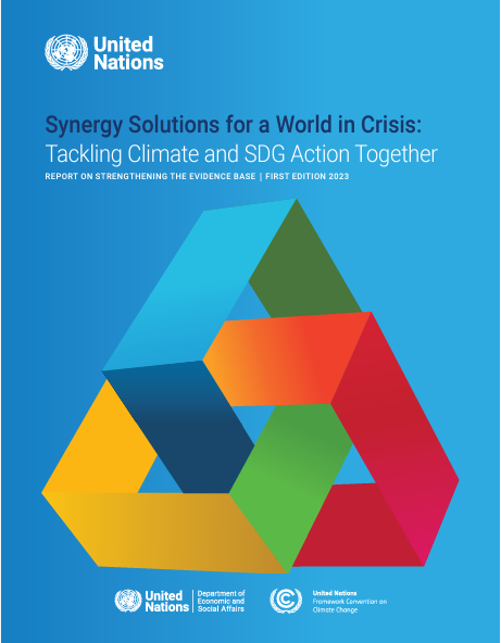 Solutions to the #ClimateCrisis cannot be developed in siloes. Keeping the 1.5-degree target alive requires synergies amongst all the #SDGs. Renowned experts bring us the latest overview and recommendations to increase #GlobalGoals synergies. ➡️sdgs.un.org/synergy-soluti…