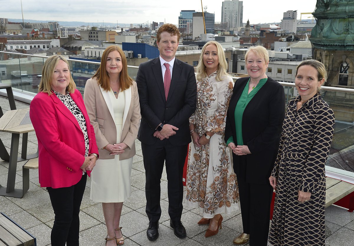 PwC NI welcomed @USEnvoyNI @joekennedy, @HeadNICS @jaynecbrady & a range of local leaders in our #MerchantSquare Belfast office this week. @CatMcCusker joined them to discuss the ongoing childcare issues and women entrepreneurship in #NorthernIreland