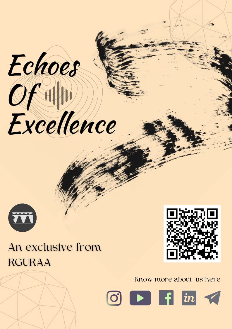 RGURAA1's tweet photo. we're thrilled to unveil something truly remarkable - "Echoes of Excellence" (EOE). EOE is not just a collection of stories..!
Let these stories be your companions on your journey, and may they fill your heart with inspiration and cheer.
YouTube 🔗https://t.co/NCHv77JQoy https://t.co/MxcEl2D4Rl