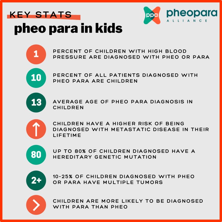 Did you know? 80% of #pheo #para disease diagnosed in children is associated with an # inherited syndrome? 🧬🧬🧬
👉bit.ly/3MsYUIK
#RareCancerDay #pediatriccancer #childhoodcancer 
#NETcancer