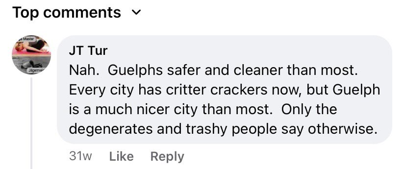 The_RealestReal's tweet photo. And here’s some shots of James Turow of the Guelph Police Association (the police union) with his thoughts on the homeless in Guelph
@PhilAlltWard3 @CamGuthrie https://t.co/sTG2Hkf5n1