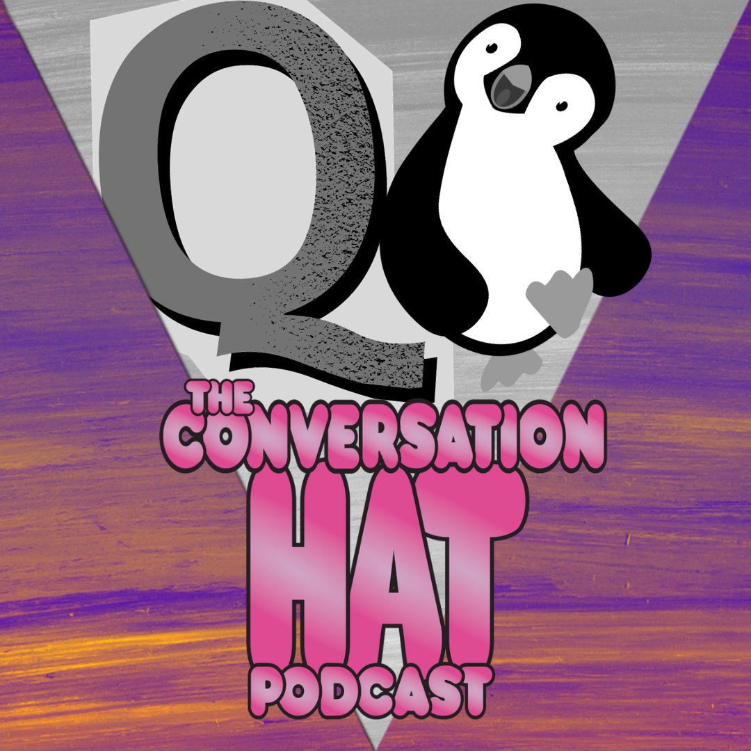 ConvoHatPodcast's tweet photo. ep180 is out now, huzzah! 

In this episode:
🤔 What's your favourite Q word?
🐧 Which sport would penguins be best at?
👽 What lies would you tell an alien?
😄 &amp; much more!

Out now, wherever you get your podcasts! https://t.co/KUL6bnepn8