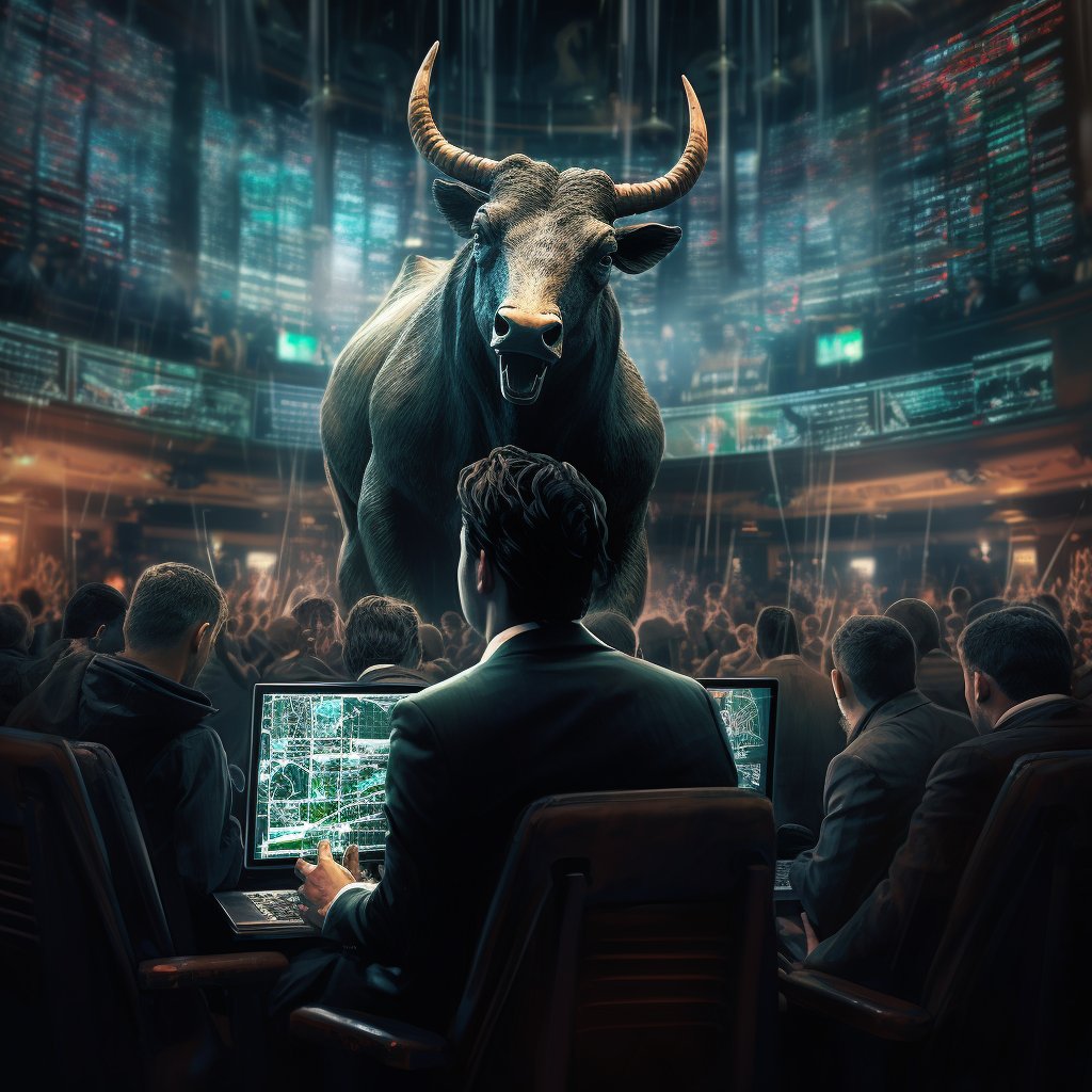 Asked Midjourney what "Buying the Dip"
looks like