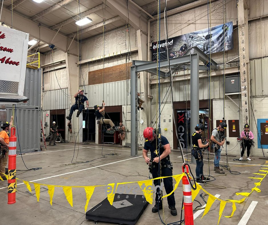 elevatedsafety's tweet photo. Good luck to all our candidates in IL and FL testing for their SPRAT certification today, and Saturday.

If you're looking for a rope access course, head to our website: https://t.co/71XRaD83gf

#ropeaccess #sprat #ropeaccessprofessional #ropeaccesstechnician https://t.co/BDMMUudc1T