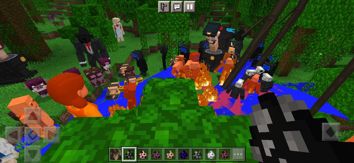 AarondoloXD's tweet image. Hi guys I'm playing Minecraft world then a war of addons is fighting skibidi toilet vs amanda aventure vs squid game vs Minecraft legends vs sonic.exe vs attack on titan is going to make a crazy war.

#Minecraft #Addonminecraft #Modminecraft #Mpce #Mpcedl