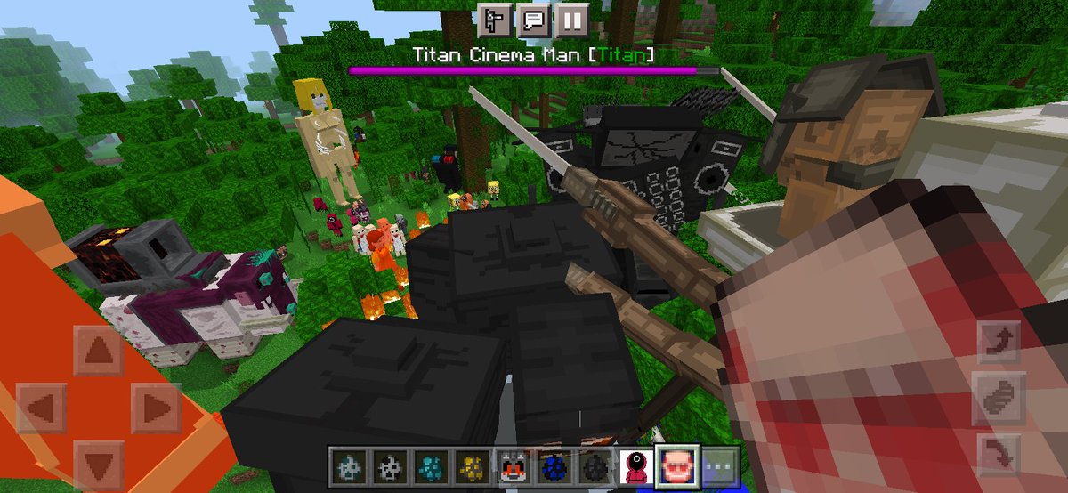 AarondoloXD's tweet image. Hi guys I'm playing Minecraft world then a war of addons is fighting skibidi toilet vs amanda aventure vs squid game vs Minecraft legends vs sonic.exe vs attack on titan is going to make a crazy war.

#Minecraft #Addonminecraft #Modminecraft #Mpce #Mpcedl