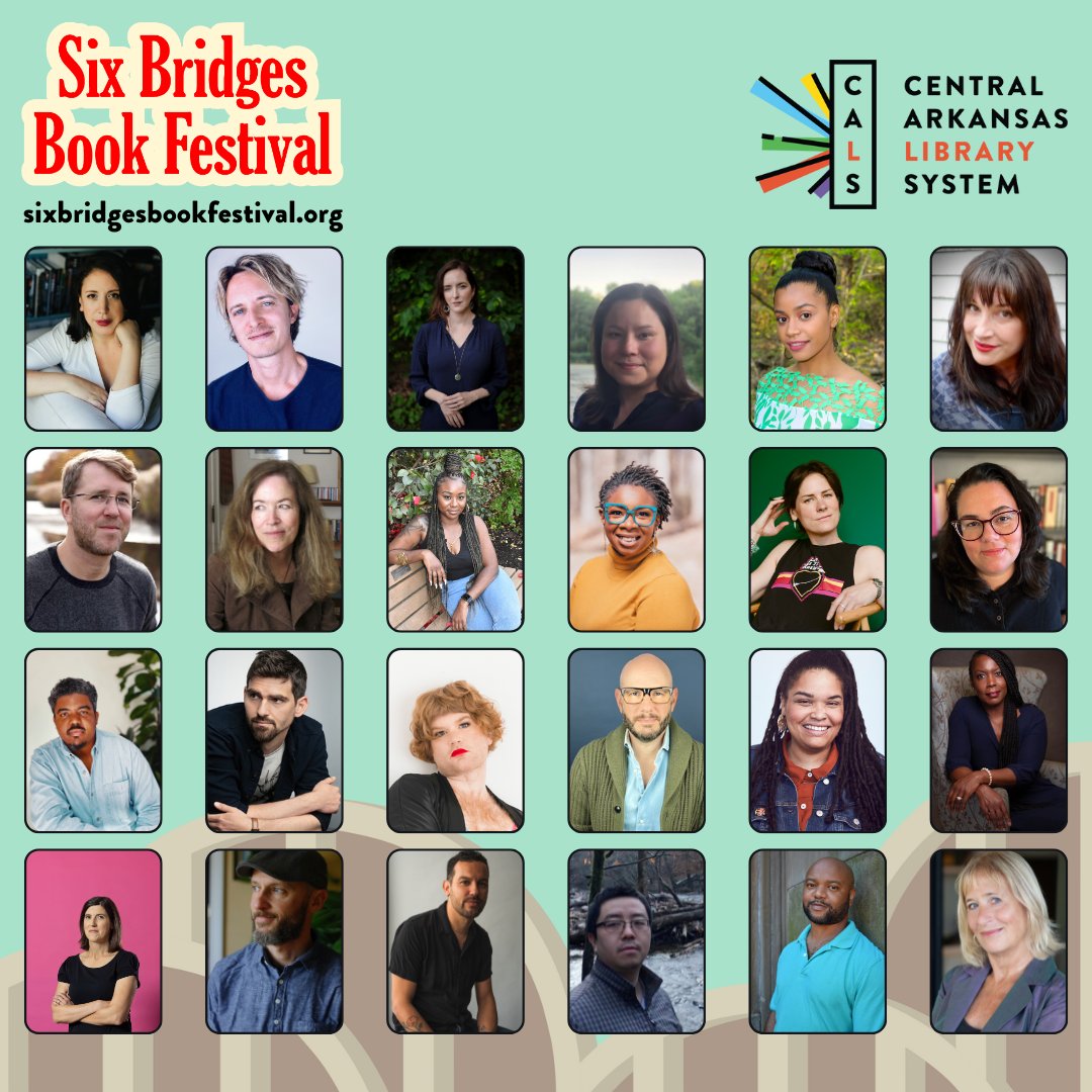Immerse yourself in a world of literature, cooking demos, and more! This Sept. 25-Oct. 1, the Six Bridges Book Festival brings the literary world to Central Arkansas with a book festival that is as diverse as the place we call home. sixbridgesbookfestival.org #LittleRock