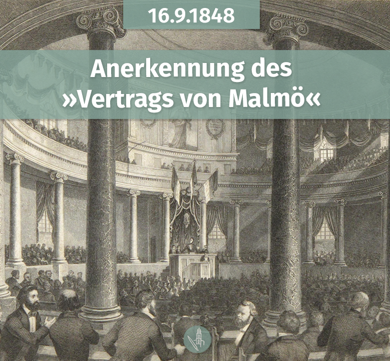 Nun also doch? Nachdem die Nationalversammlung den Waffenstillstand im Schleswig-Holsteinischen Krieg zunächst abgelehnt hatte, stimmen die Abgeordneten heute für eine nachträgliche Ratifizierung des Vertrags. Die Stimmung in Frankfurt ist aufgeheizt. ➡️posting-paulskirche.de/?entry=1403