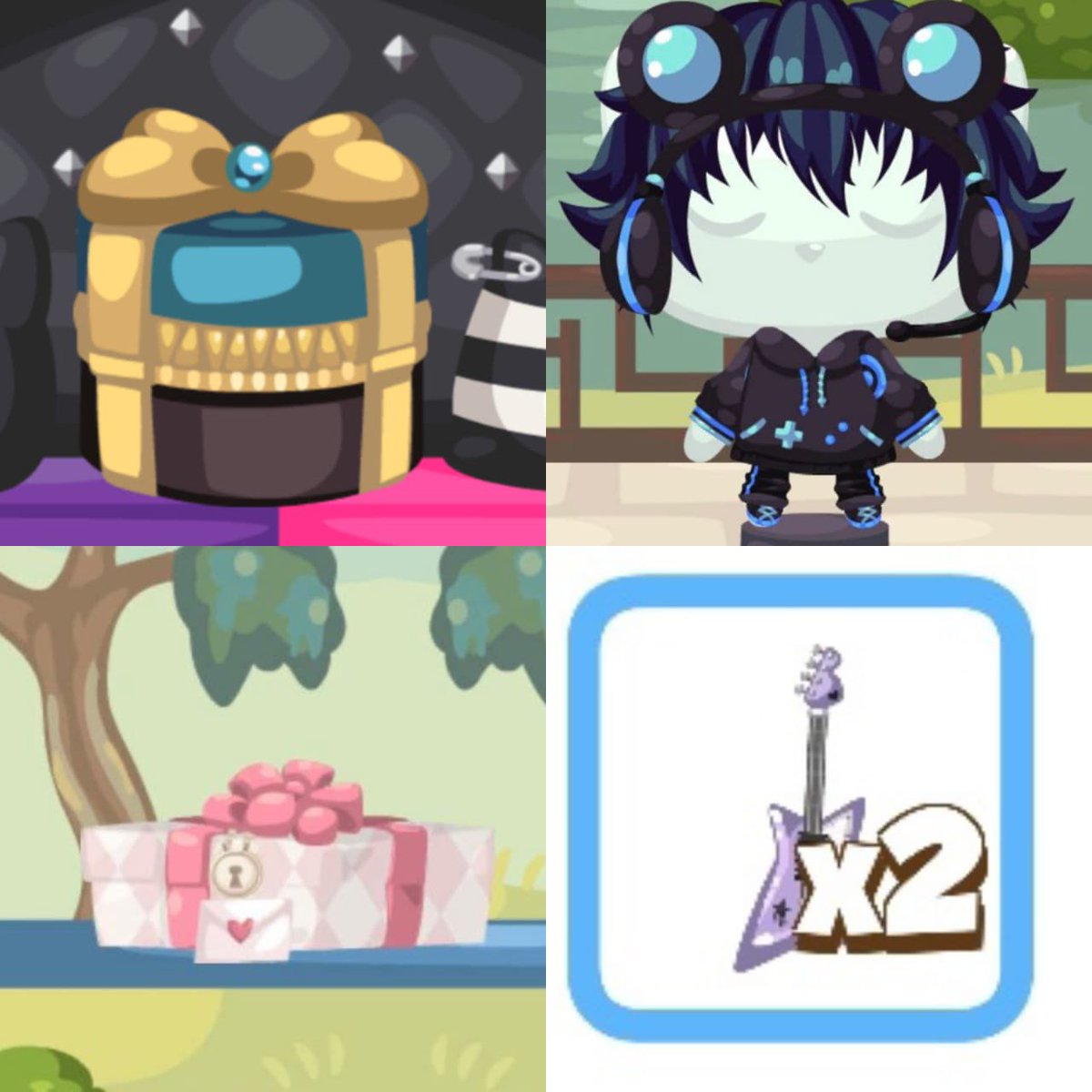 wts petpals items

old egypt bundle 100bc (free sayap)
arcade s1 boy 320bc
val boy closed 320bc
opened guitar 70bc (negotiable😋)