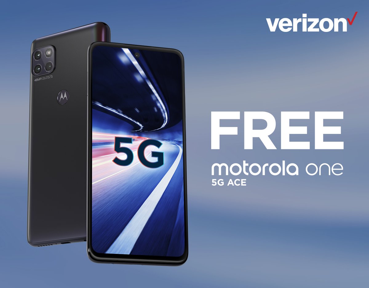 Don't miss your chance to get motorola one 5G UW ace with a new line on myPlan at <a href="/Verizon/">Verizon</a> vz.to/3LoalTY