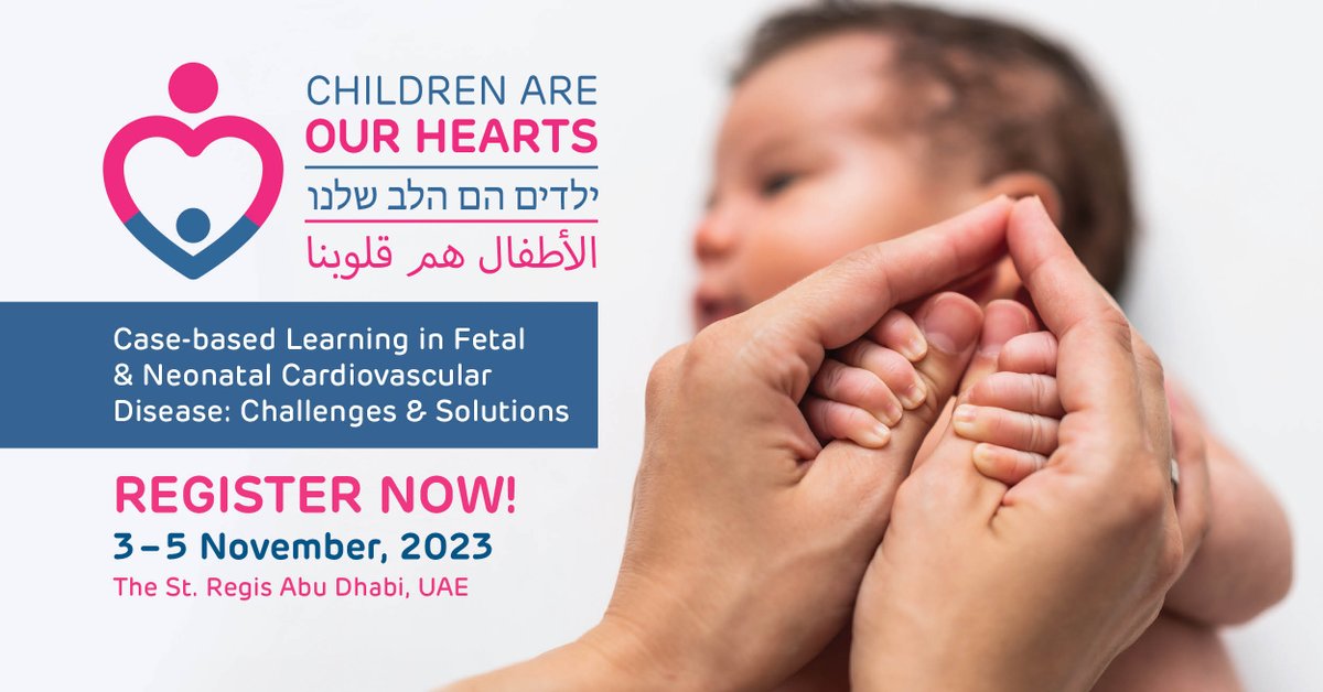 On the 3rd anniversary of the Abraham Accords, we present the 2nd Annual Middle East Fetal Neontal Cardiovascular Conference, an event that will bring together the clinical thought leaders of the U.S., Israel and the UAE. Learn more and register today: ms.spr.ly/601495pQr.