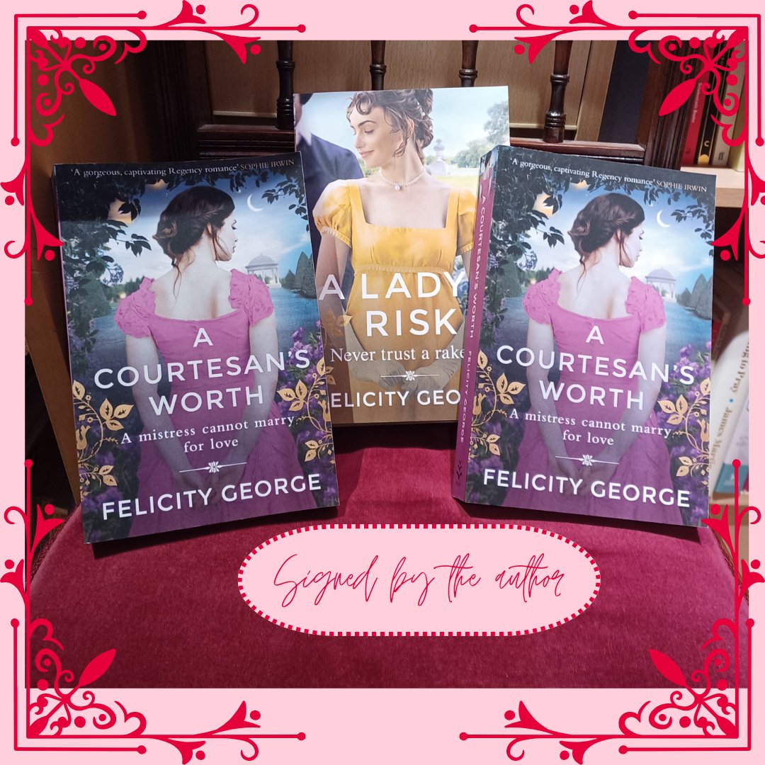 A happy Jane Austen festival to those who celebrate.
We're lucky enough to have signed copies of the lovely <a href="/FGeorgeRomance/">Felicity George</a>'s regency romances in store! The perfect romantic read as the weather gets colder. <3 
#booktwitter #bookstagram #JaneAustenFestival