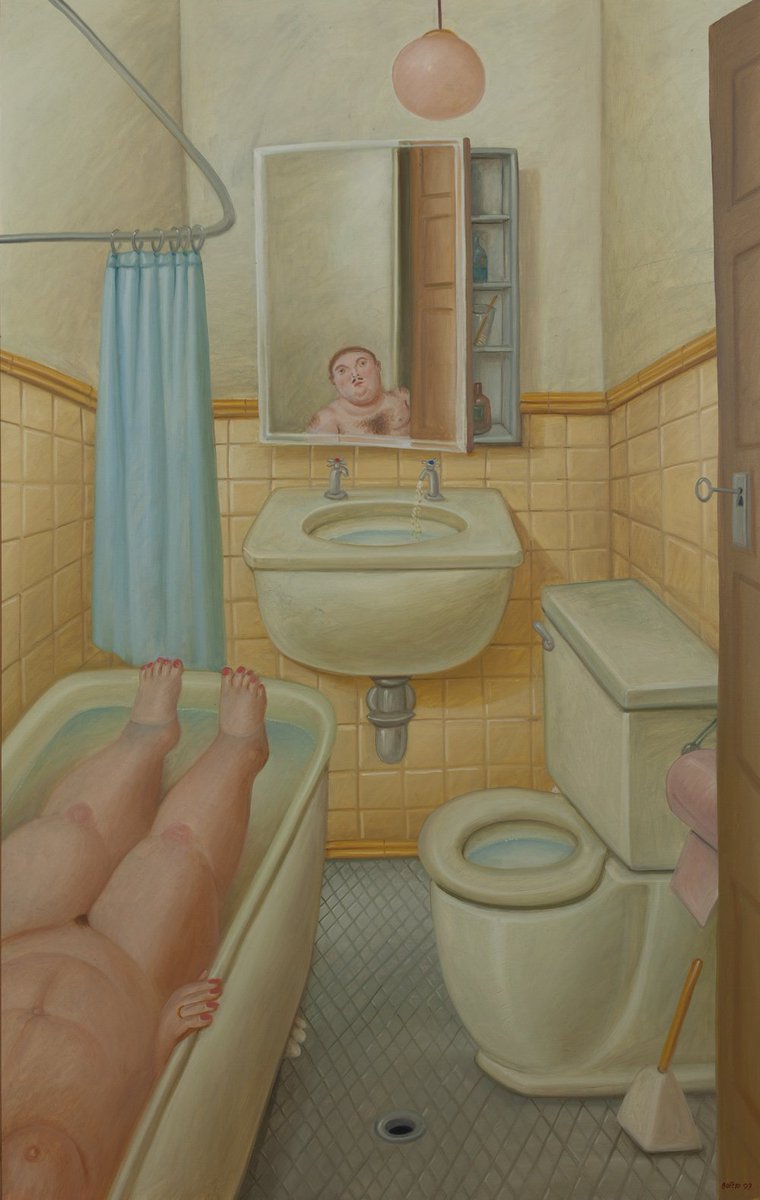 ECedercreutz's tweet photo. En 1994 fui con mis padres y tíos a una exhibición de Fernando Botero en Helsinki. Se logró que sus obras hicieran una parada de 6 semanas allí, en camino de San Petersburgo a Buenos Aires. Sus obras ya habían visitado a Helsinki en 1972, en el museo Ateneum. https://t.co/AGpSpHjTkA