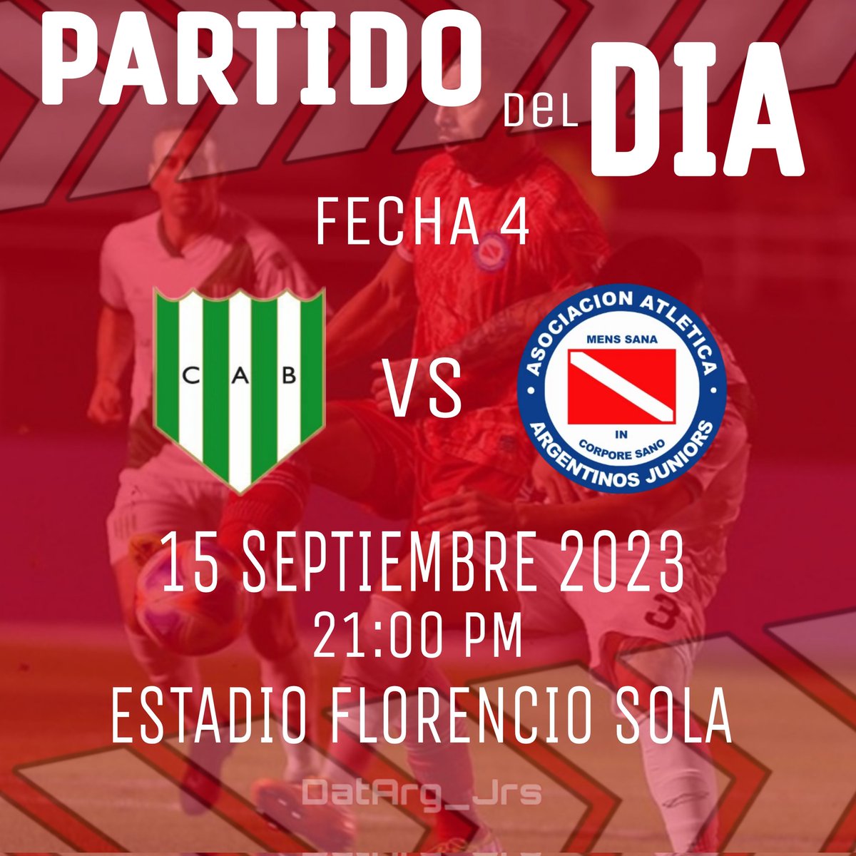 DatArg_Jrs's tweet photo. 🐞HOY JUEGA ARGENTINOS🇦🇹
•
Hoy @AAAJoficial enfrenta a @CAB_oficial por la Copa de la Liga en condicion de visitante y en el primer partido de Pablo Guede como Dt.
•
VAMOS CON TODO BICHO🐞🇦🇹
•
#aaaj #vamosbicho #aaajoficial #ligaprofesional #argentinosjrs #vamosbicho🐞⚽ https://t.co/sr3W2grylb