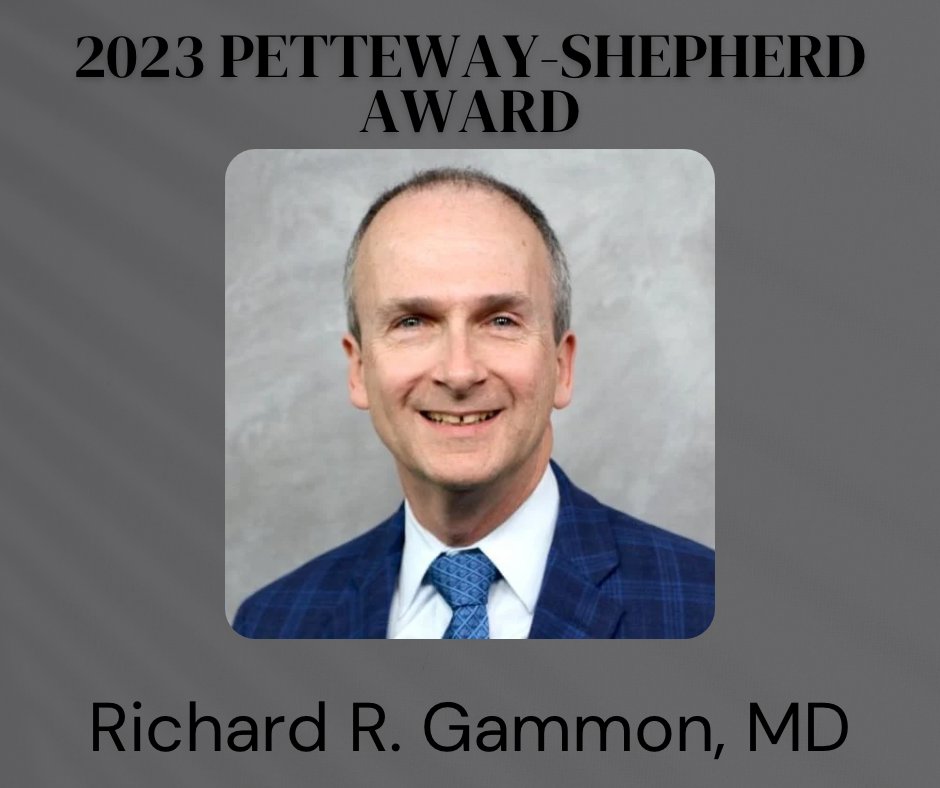 Congratulations to Dr. Richard Gammon, our 2023 Petteway-Shepherd Award recipient. Dr. Gammon’s dedication and service to the field of transfusion medicine is significant. He has made greats impacts in education, transfusion safety, and so much more. #NCABBFallMeeting2023