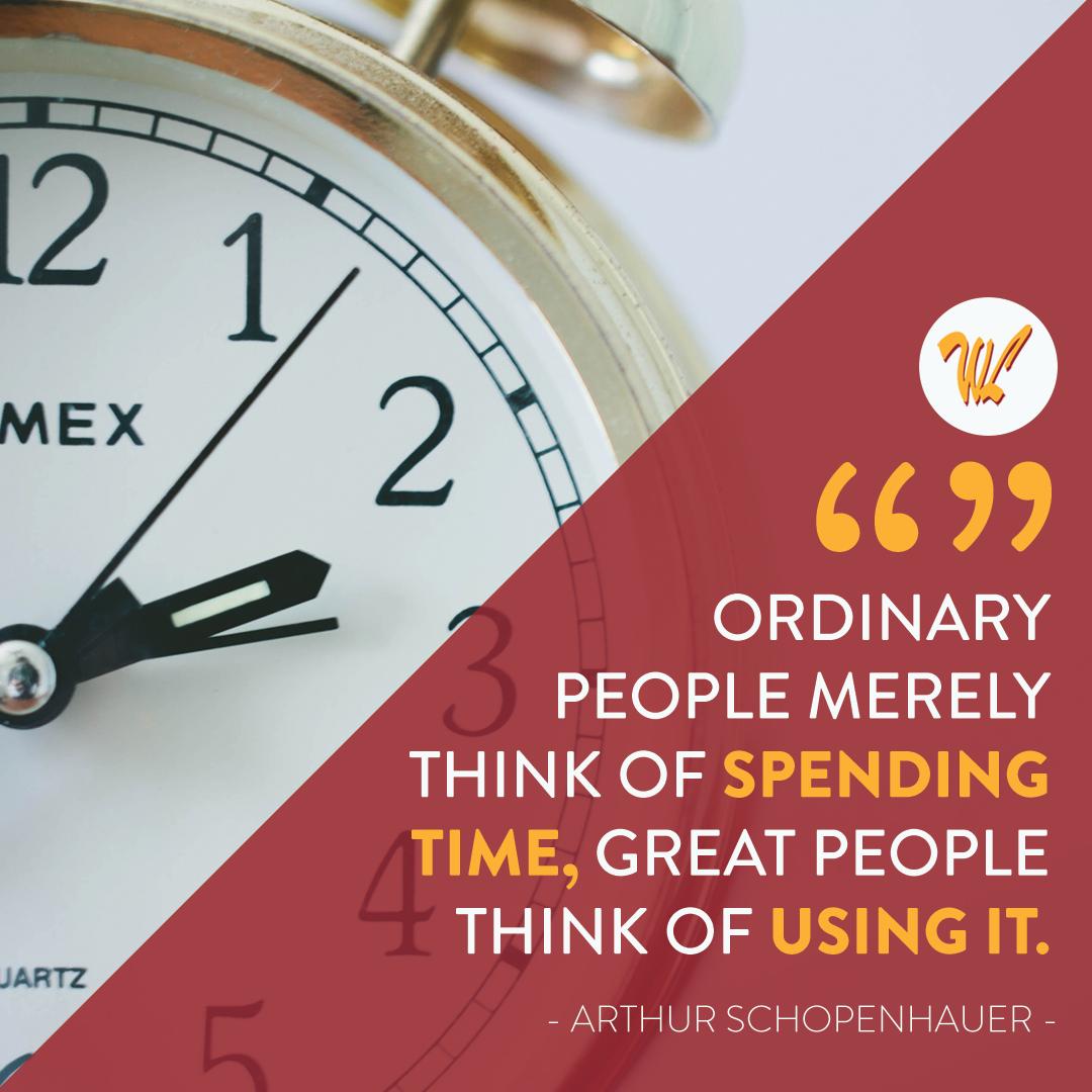 How are you using your time? #wisdom