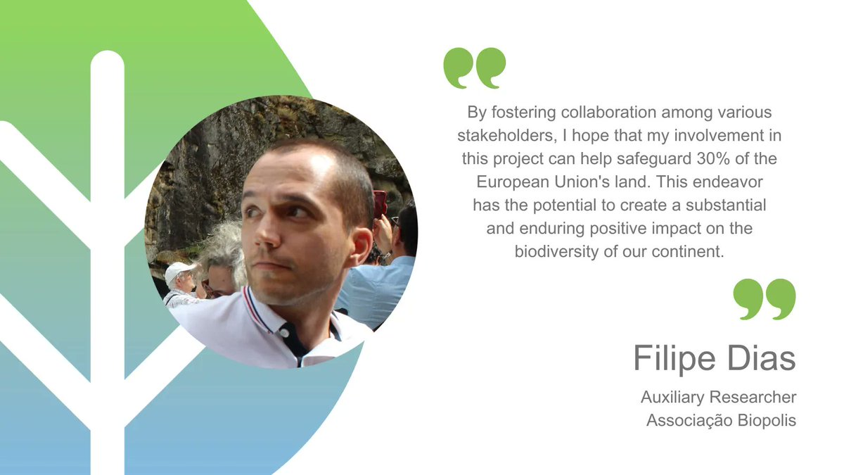 🌿Meet the people of NaturaConnect! Introducing: Filipe Dias, auxiliary researcher @CIBIO_InBIO. Filipe works on developing a methodological framework and guidelines for mapping ecological connectivity. More about his work: buff.ly/44wZsFY