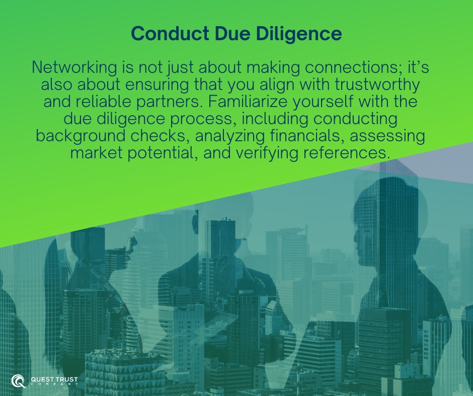 QuestTrustCo's tweet photo. #Networking is a key component in #investing. What do you need to know about networking and due diligence to maximize your opportunities? #LearnWithQuest at the link below 👇
https://t.co/TwCZ2ze5c1 https://t.co/E4u1nSyj61