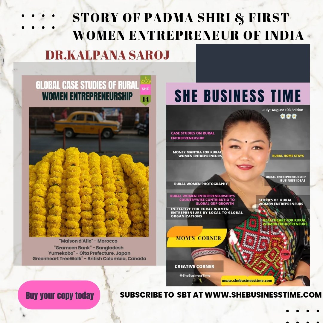SheBusiness1's tweet photo. Read  our 10 exclusive global case studies of rural women entrepreneurship by  clicking the link below 👇
 https://t.co/JmKojDI1Km

Dnt forget to subscribe to https://t.co/6AyMcdRy9s

 #shebusinesstime #womenbusinessmagazine #startup #startupindia #GlobalCaseStudies #RuralWomen https://t.co/ukbUsqzXmS