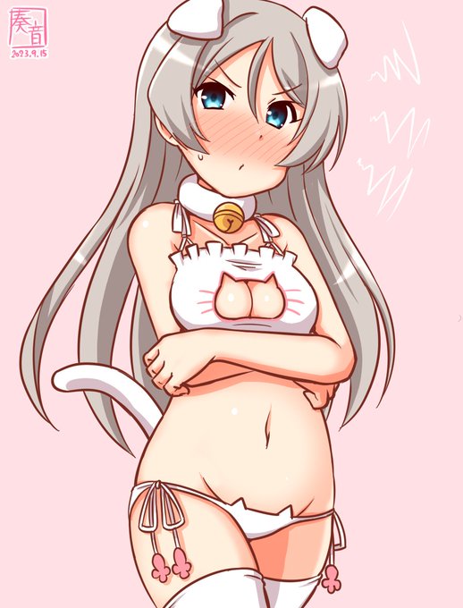 「…身支度はちゃんとさせて頂戴。
 そ、せっかちさんは嫌いよ?」

#艦これ版真剣お絵描き60分一本勝負_20230915
#ジャヴェリン 