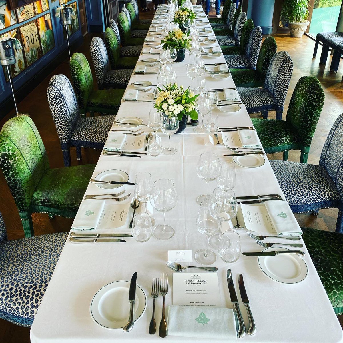 Ending the week in style with a blast down the Thames and lunch at The Ivy Tower Bridge