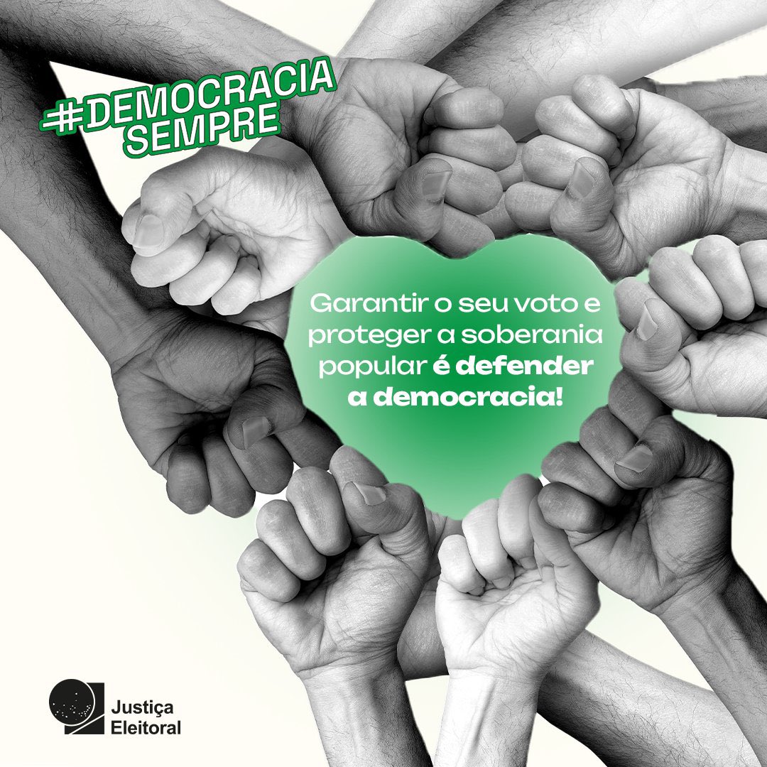 #DemocraciaSempre 💬 Ideologia, religião, cor de pele, etnia, gênero, orientação sexual: diferenças e o respeito a elas são a base da democracia! Celebre a diversidade com o @TSEJusbr no #DiaDaDemocracia