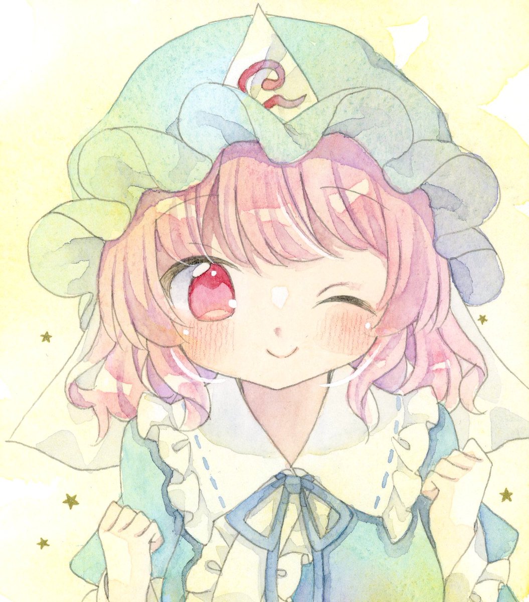 西行寺幽々子 「幽々子さま #東方Project 」|藤乃かごめ@2日目西い35bのイラスト