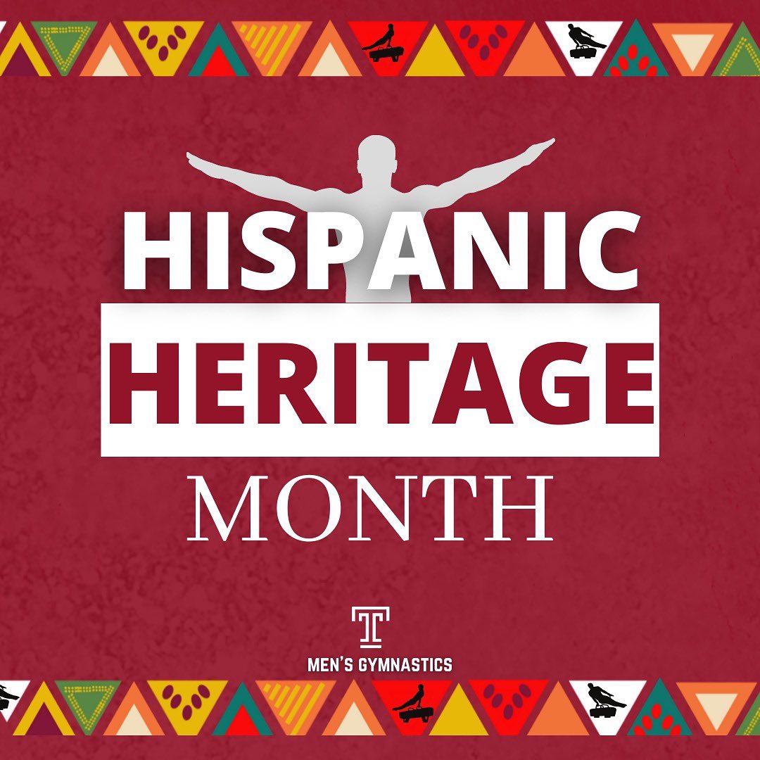 Temple_MGym's tweet photo. Happy #HispanicHeritageMonth from Temple Men's Gymnastics! https://t.co/pS4Avw7VeO