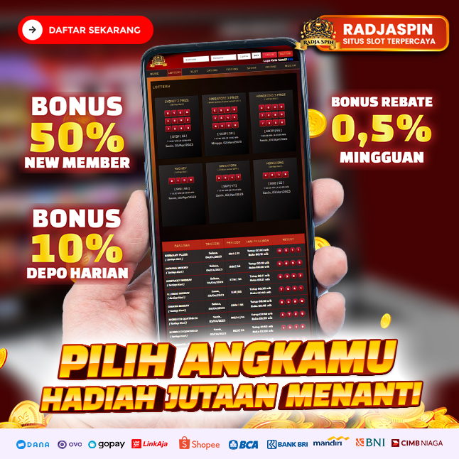 RADJASPIN_'s tweet photo. DAFTAR SEKARANG DAN CLAIM BONUS MENARIK DI SITUS RADJASPIN ❗️❗️❗️
➡️ BONUS NEW MEMBER 50%
➡️ BONUS HARIAN DEPOSIT 10%
➡️ BONUS REBATE 0,5%
➡️ BONUS REFFERAL SLOT - LIVEGAME - SPORTSBOOK 0,3%
➡️ CASHBACK SPORTBOOK 7%

LINK DAFTAR : https://t.co/2cuKDyczhU

#radjaspin #slotgacor https://t.co/Uy939M65ym