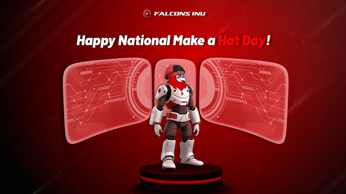 FalconsInu's tweet photo. Don’t miss this opportunity to join the #meme revolution with #Falconsinu and make a hat that will make you fly high. 

Happy National Make a Hat Day! https://t.co/VY5HsNDQdO
