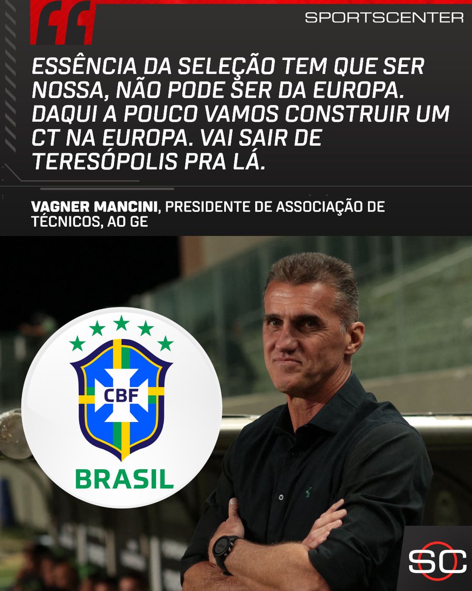 SportsCenterBR's tweet image. Concorda com o Mancini, fã de esporte? 🇧🇷

#FutebolNaESPN