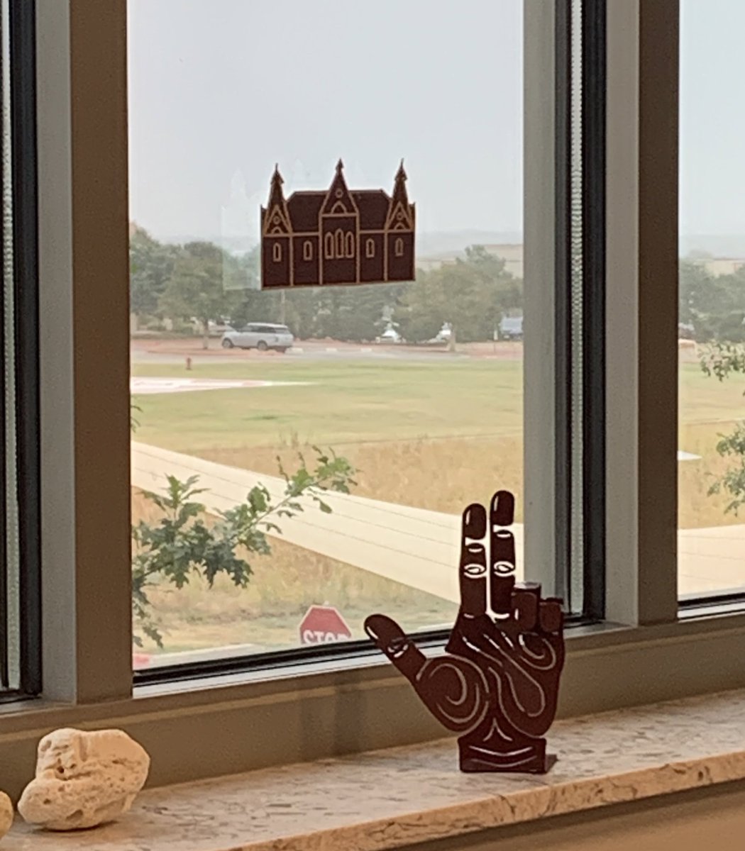 This is how we see Old Main on the Hill from the Round Rock campus. Texas State University—State Up! #eatemupBobcats!