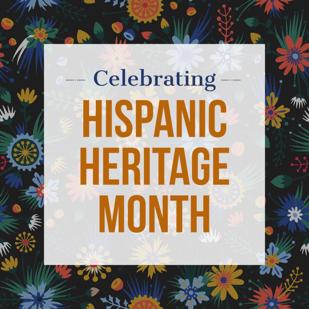 Today, we celebrate the beginning of Hispanic Heritage Month! We honor the rich cultures and contributions the Latinx population has made to our society.