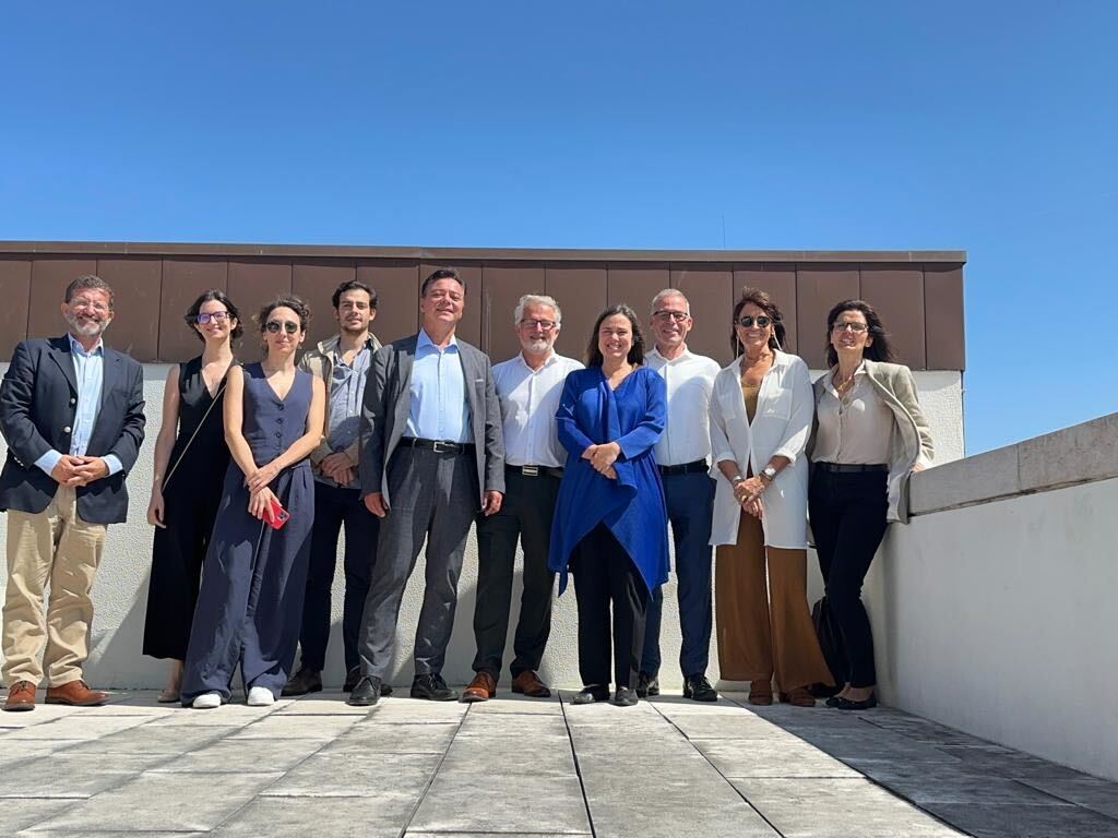 HousingEurope's tweet photo. With fresh minds after the summer, our President and Research Director are in Lisbon to discuss the future of #cooperative housing, and best practices from our network. Meanwhile, in Malta, our Project Officer &amp; @avs_gestores President debate climate adaptation in #socialhousing. https://t.co/SThfmtefu4