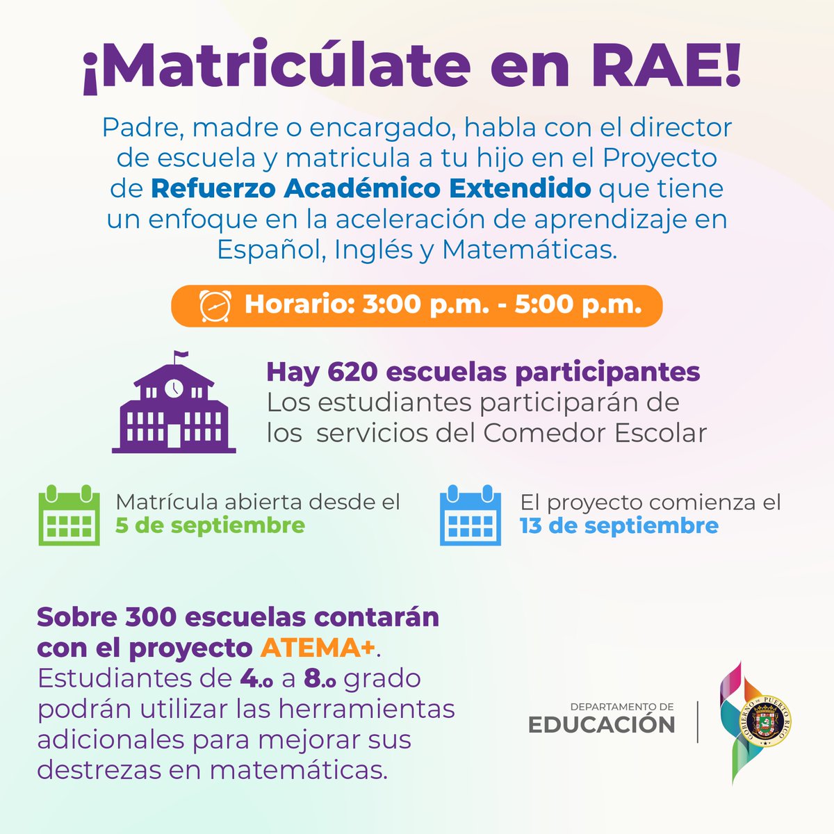 Dpto. de Educación tweet media