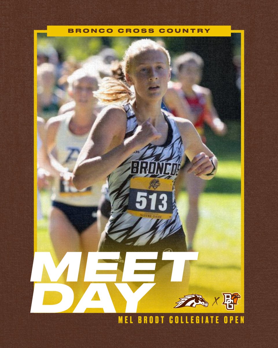 Another Bronco XC Meet Day! We're ready to show out at Bowling Green!

LIVE RESULTS -- buff.ly/3Zg8I0t

#BroncosReign