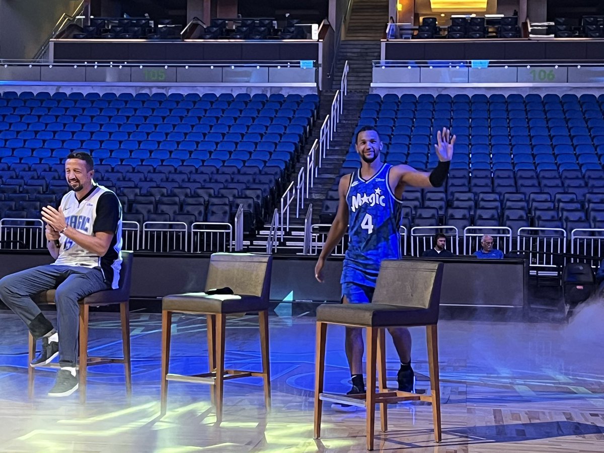 JeremyBrener's tweet photo. .@jalensuggs rocking the new #Magic Classic Edition uniform✨ https://t.co/mLRYaiOfIw