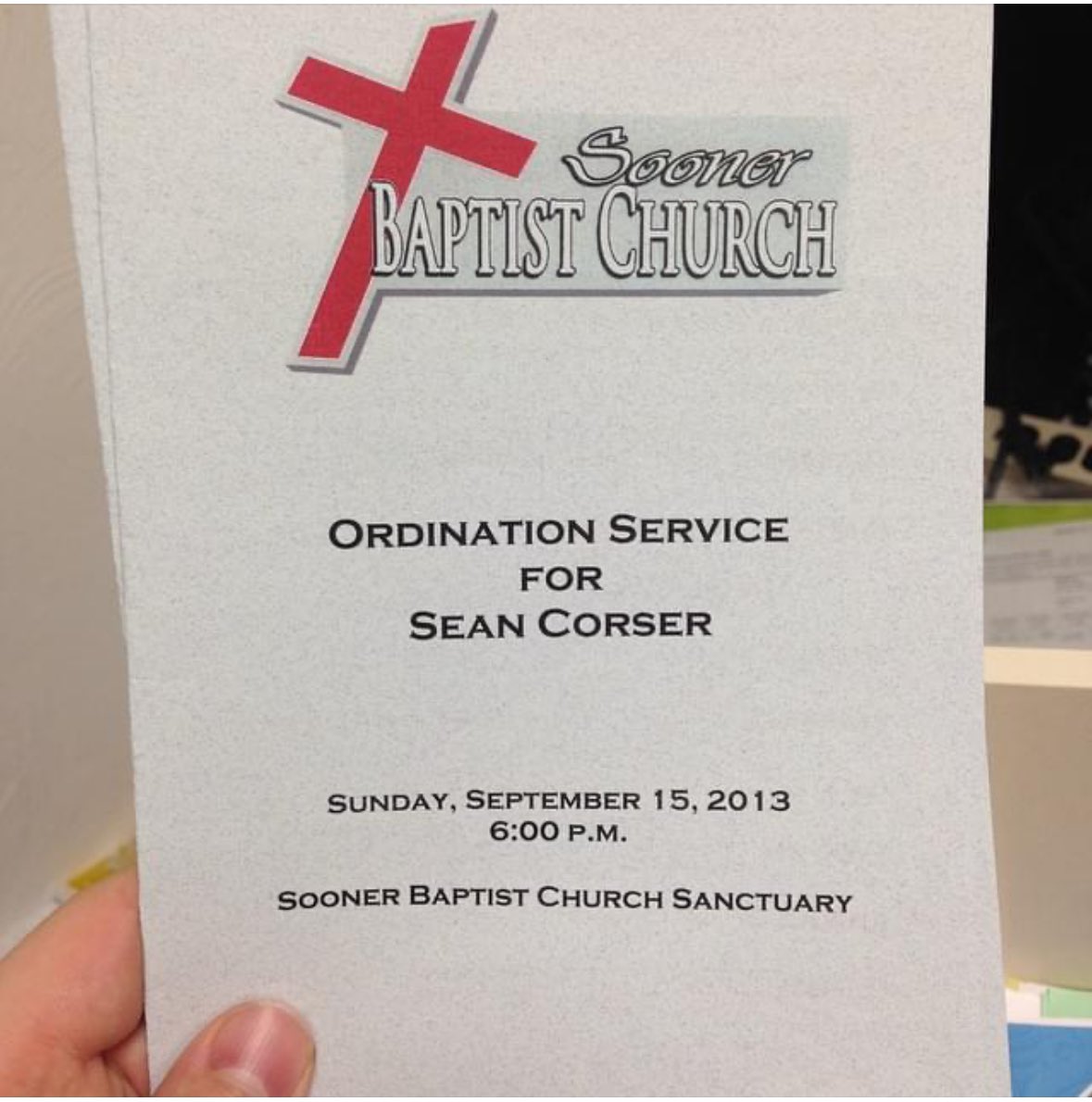 Sean Corser tweet media