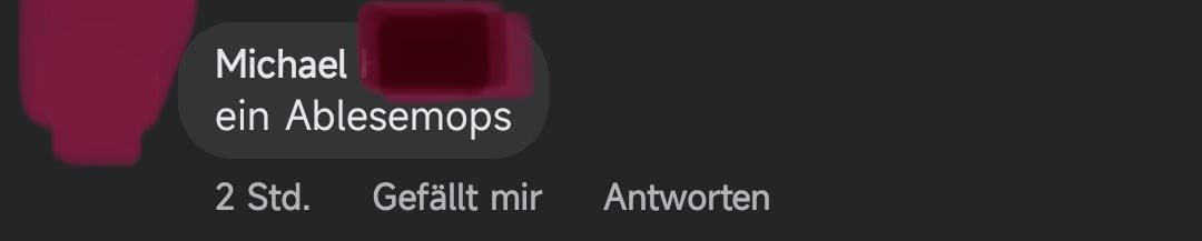 esmenschnert's tweet photo. So witzig wurde ich noch nie gedisst ❤️ https://t.co/JkmhqFyFtK