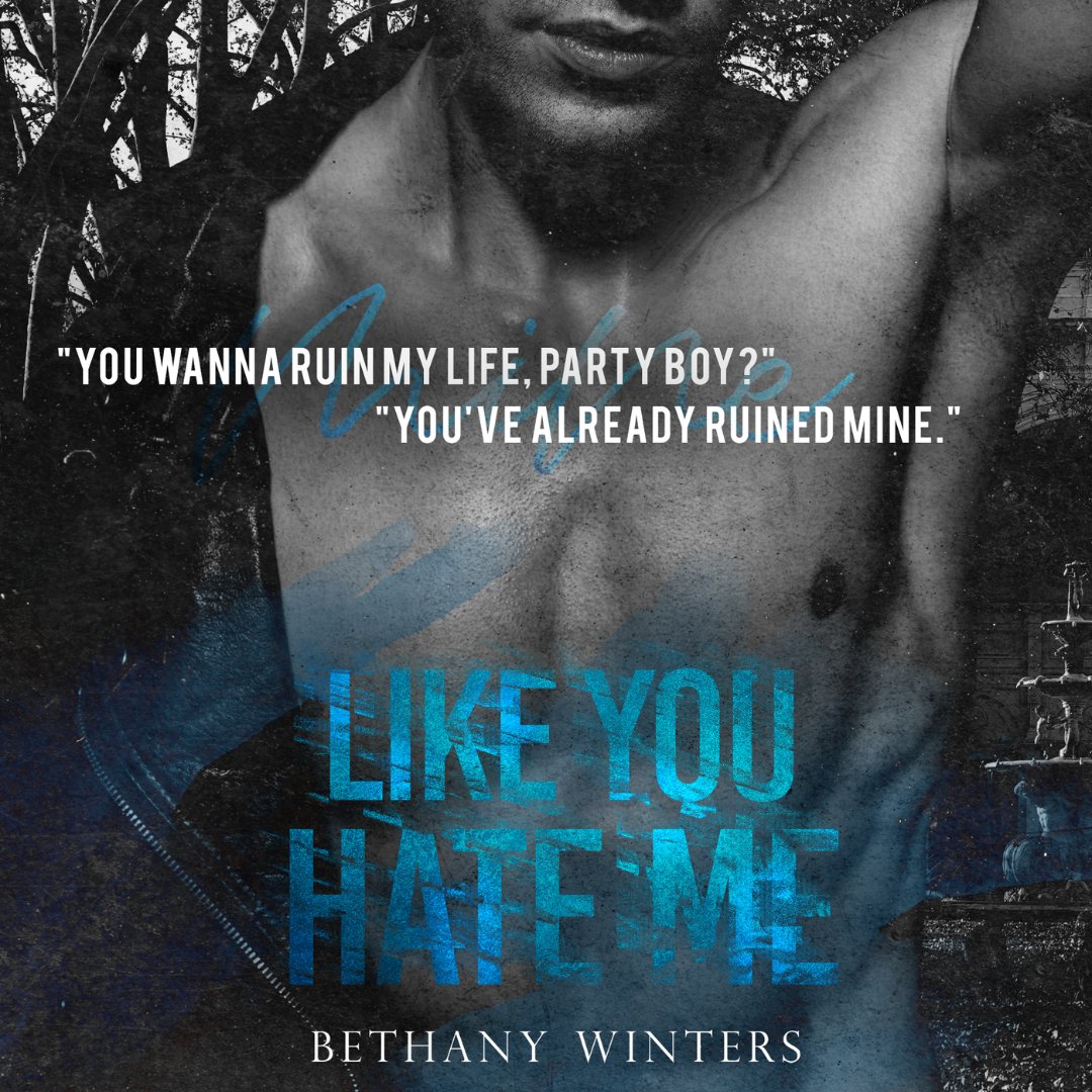 I’ve never hated anyone as much as I hate him.

Like You Hate Me by Bethany Winters

📷  getbook.at/LikeYouHateMe

📷 Out Now & #FREE to read in KU 📷

#GRRTours #LikeYouHateMe #BethanyWintersAuthor #LikeYouHateMeNovel  #IGReads #RomanceAddicts #Romance #MMromance #GayRomance