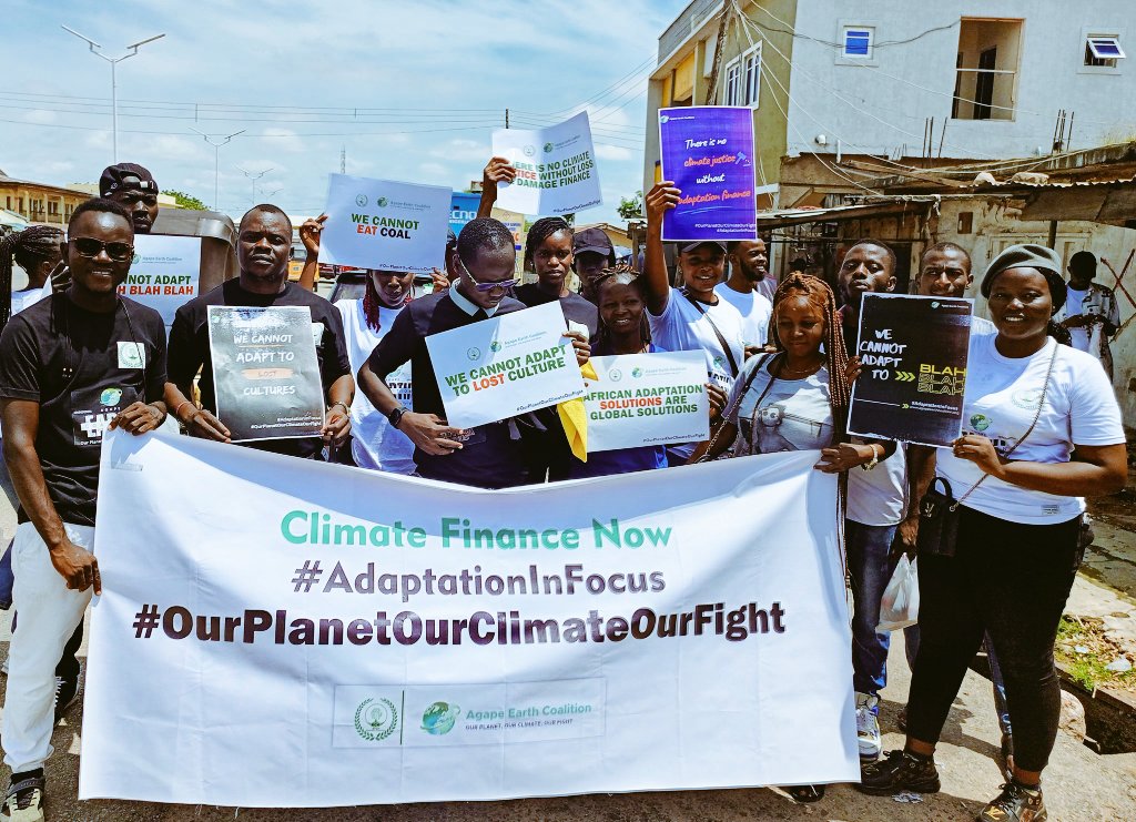 African adaptation solutions are global solutions
Climate justice
Climate finance Now

#AdaptationInFocus
#OurPlanetOurClimateOurFight
#GlobalClimateStrike23