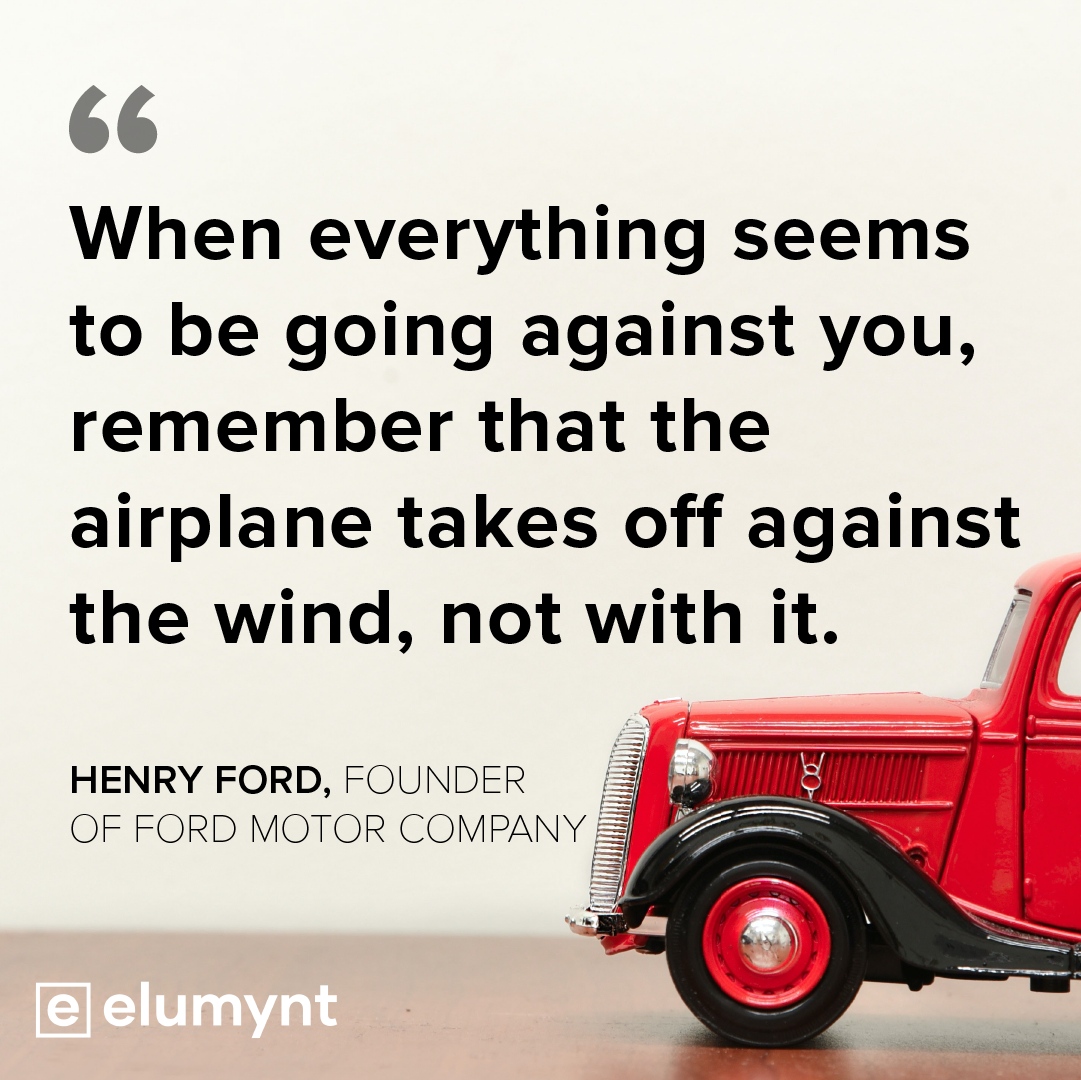 I can't think of a better way to summarize what it might feel like to build your business during a recession... run into the wind... build, and grow, and celebrate the struggle.